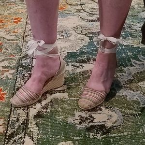 Sam Edelman Multi-colored Wedges Sz 6.5